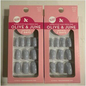 Olive & June Super Stick Press on Nails Round 2 Pack